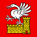 Municipal flag: Château-d'Oex