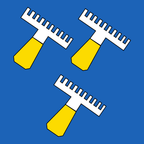 Municipal flag: Curtilles