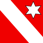 Municipal flag: Kernenried