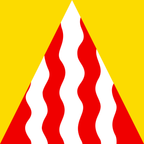 Municipal flag: Schwanden bei Brienz