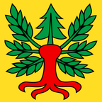 Municipal flag: Studen (BE)